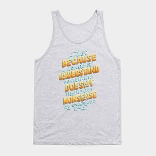 Nonsense Tank Top